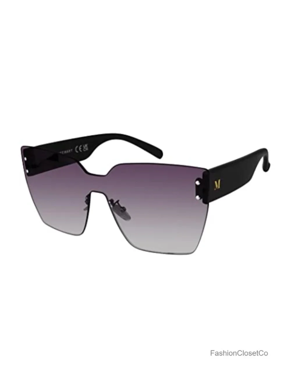 Cat Eye Sunglasses UV400 Protection Oversized Women's Accessories